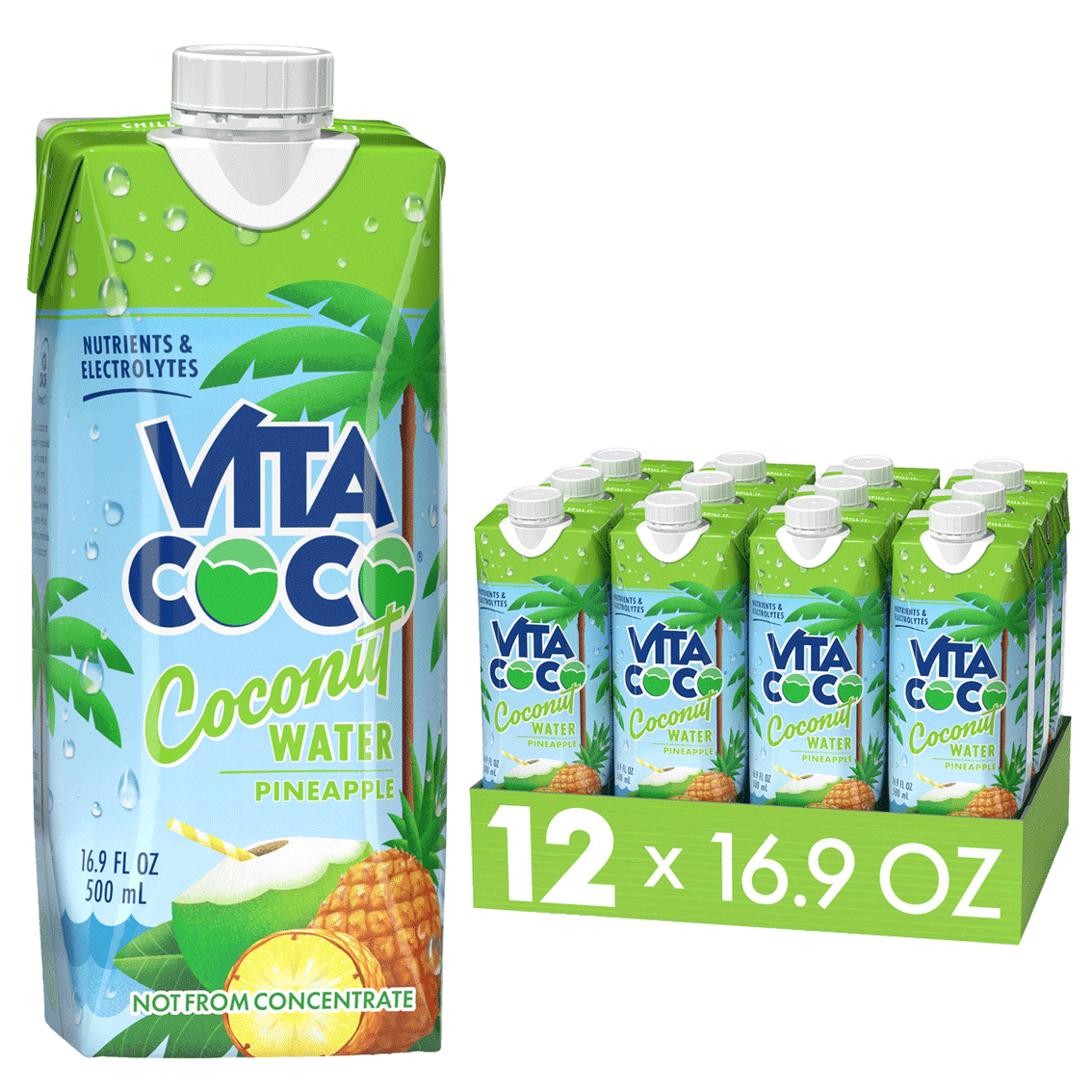 Wholesale: Vita Coco, Pineapple 16.9oz