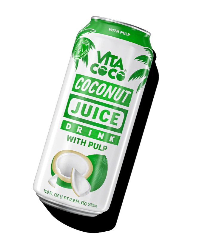 Vita Coco Coconut Juice Drink with with pulp in can