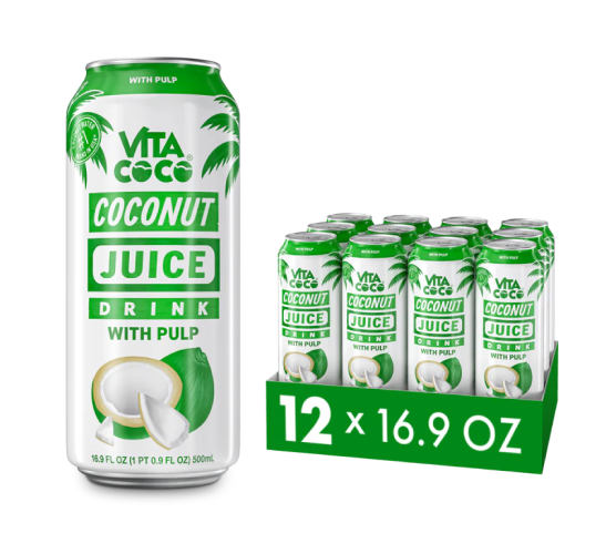 Wholesale: Coconut Juice, Pulp 16.9oz